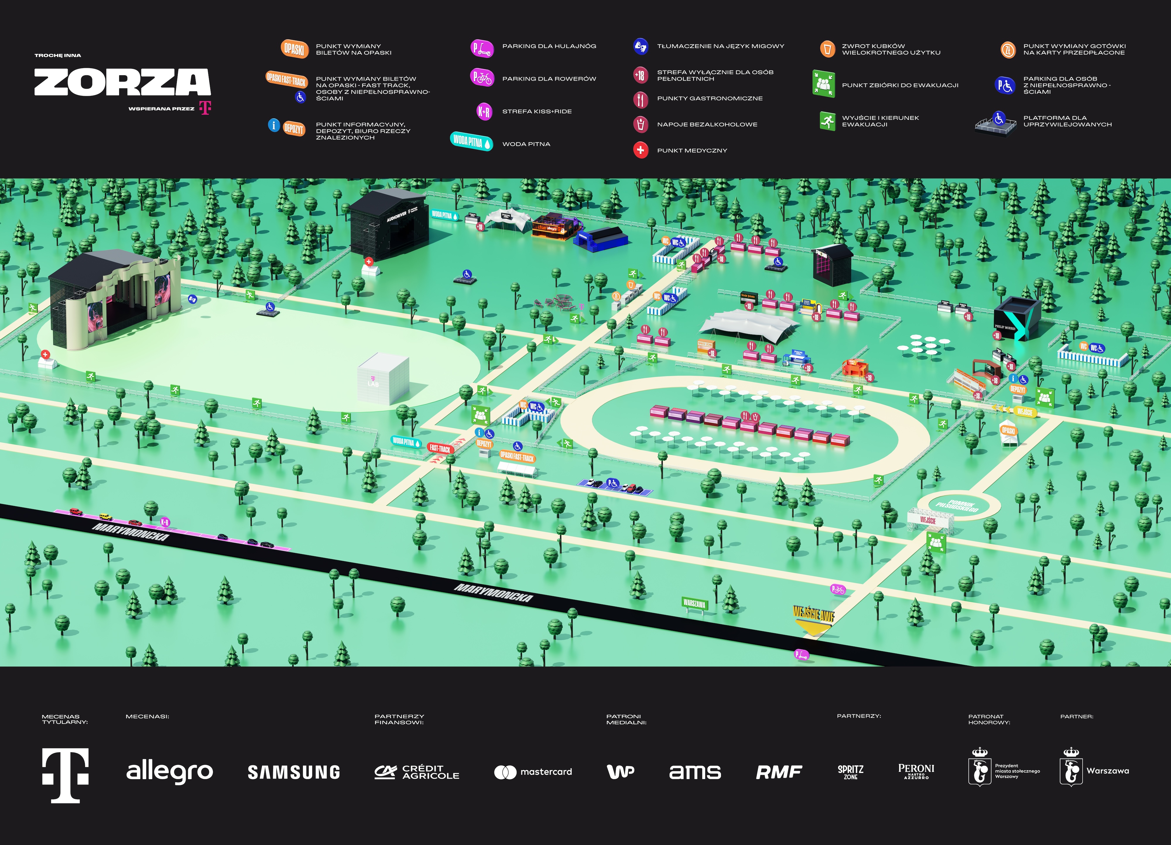 Mapa festiwalu